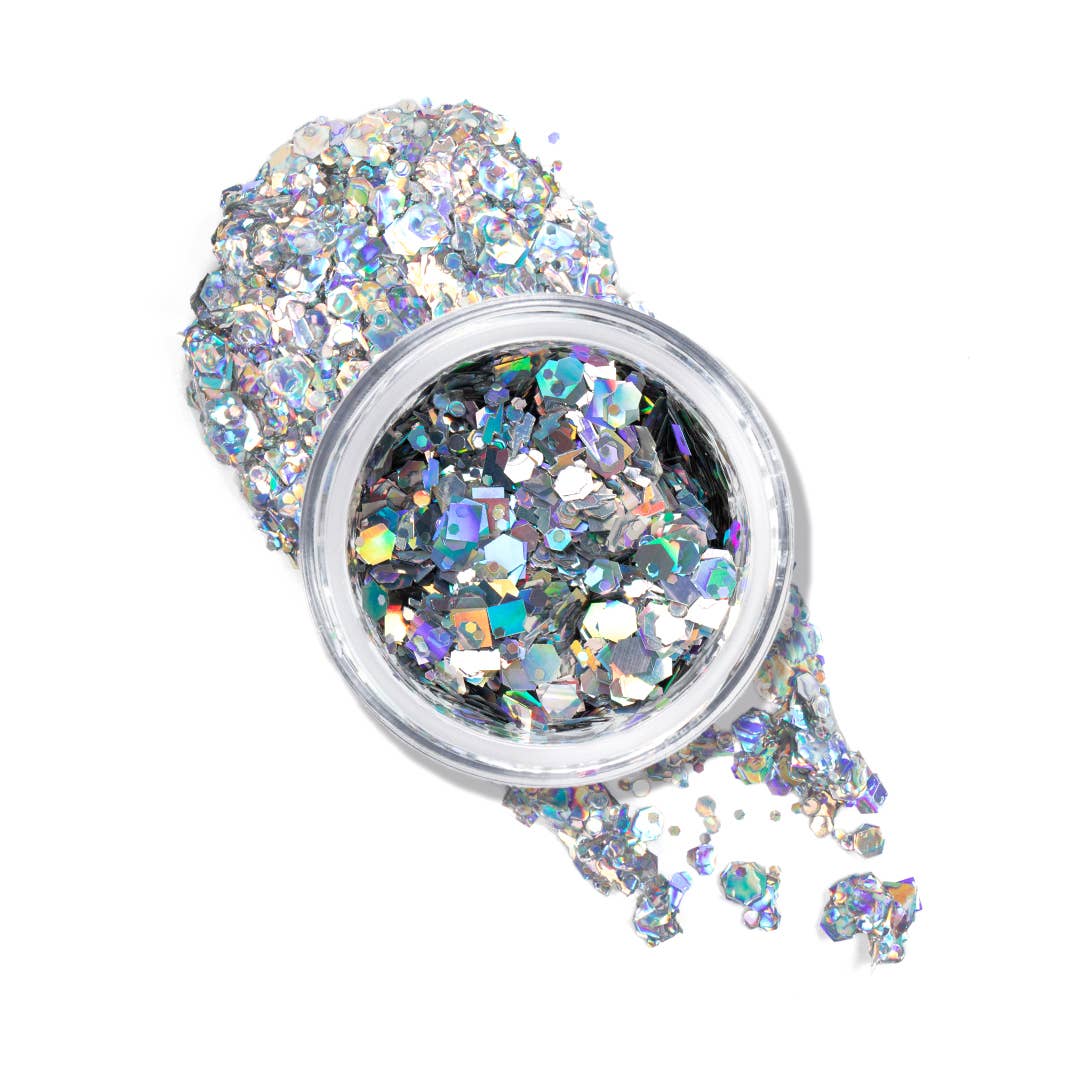 Silver-Lunar | Chunky Glitter