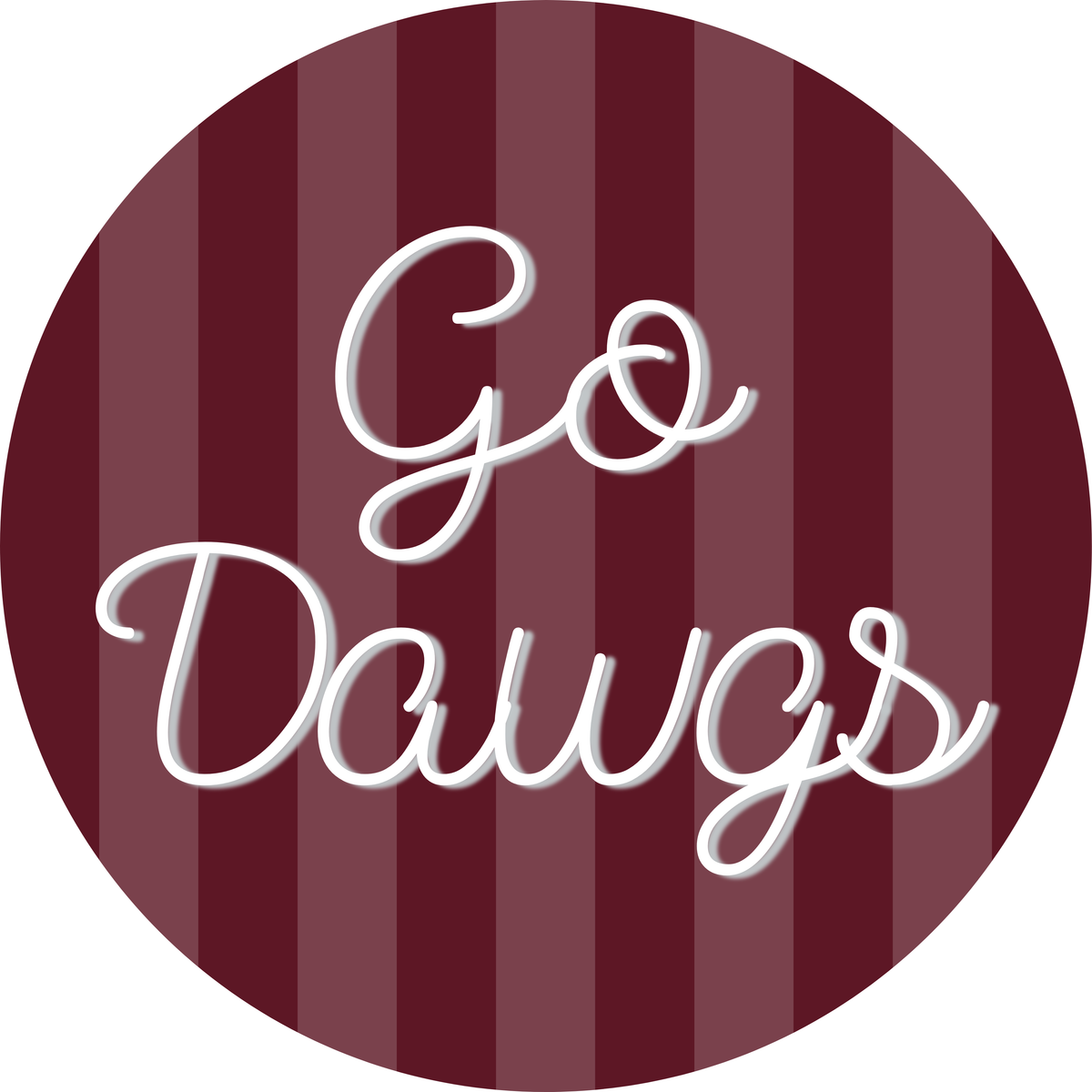 Go Dawgs Game Day Button