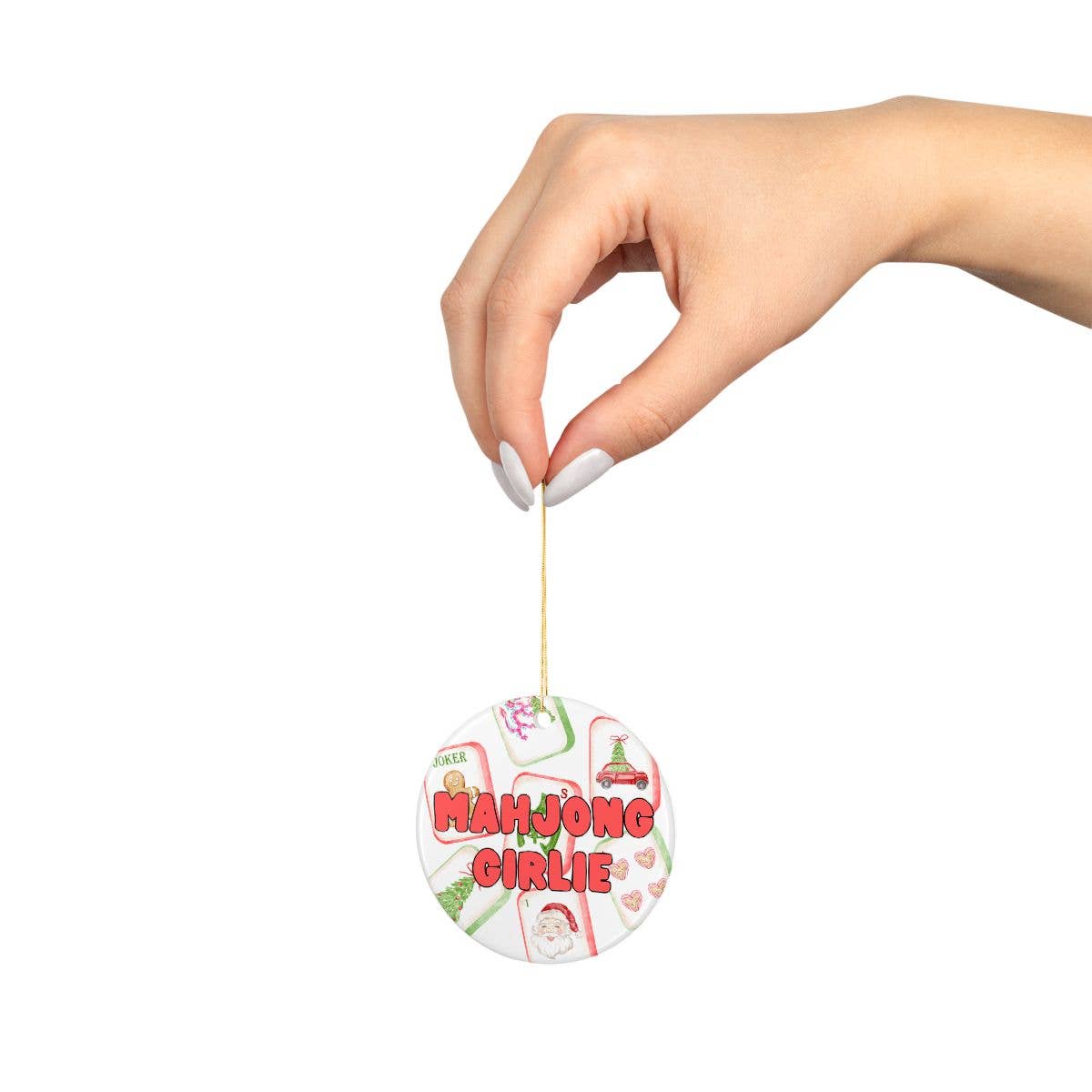 Mahjong Girlie Ornament