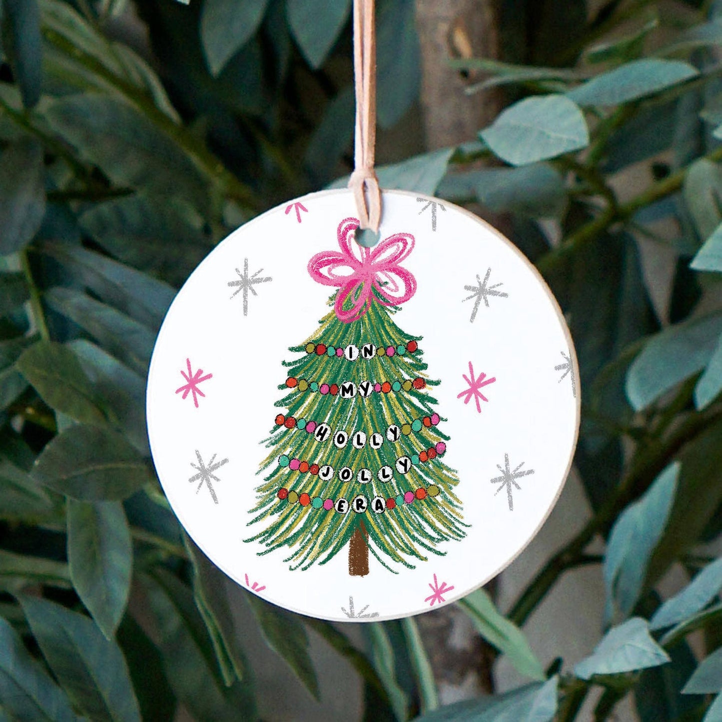 Holly Jolly Era ornament