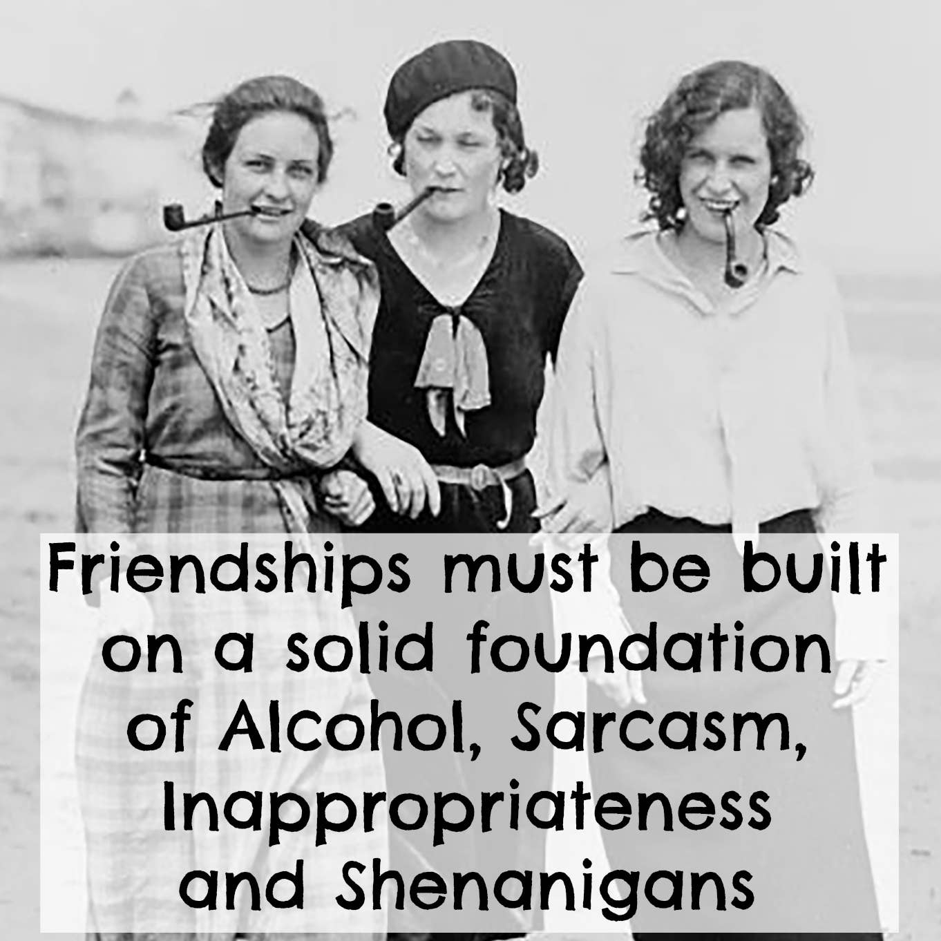 Friendships Must Be Built...magnet
