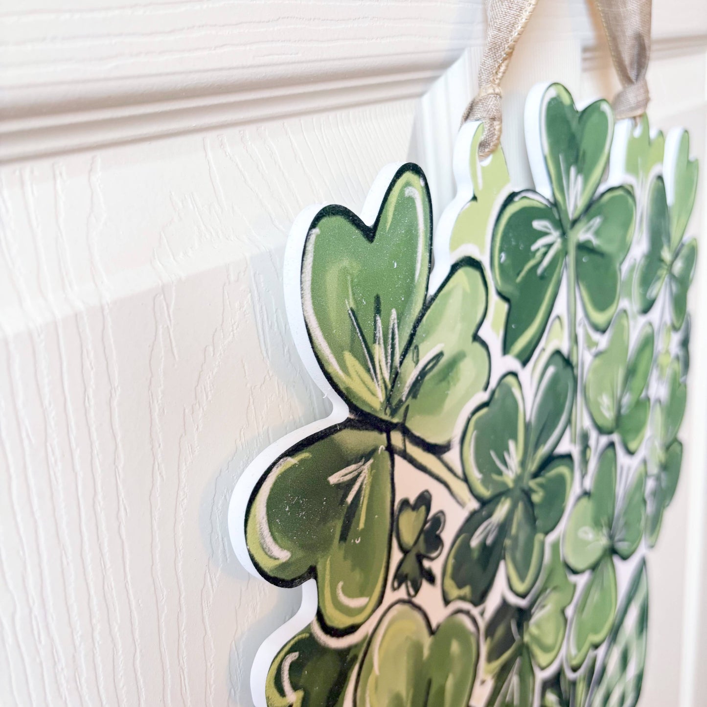 Clover Bouquet Door Hanger