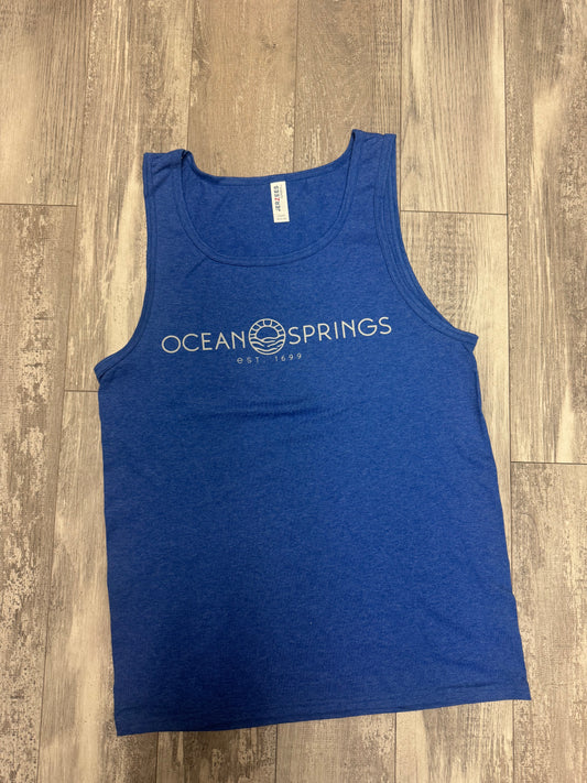 OS Sun Logo Tank - Retro Royal
