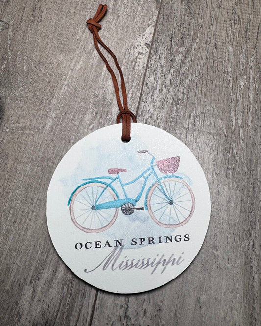 Bike Ocean Springs Ornament
