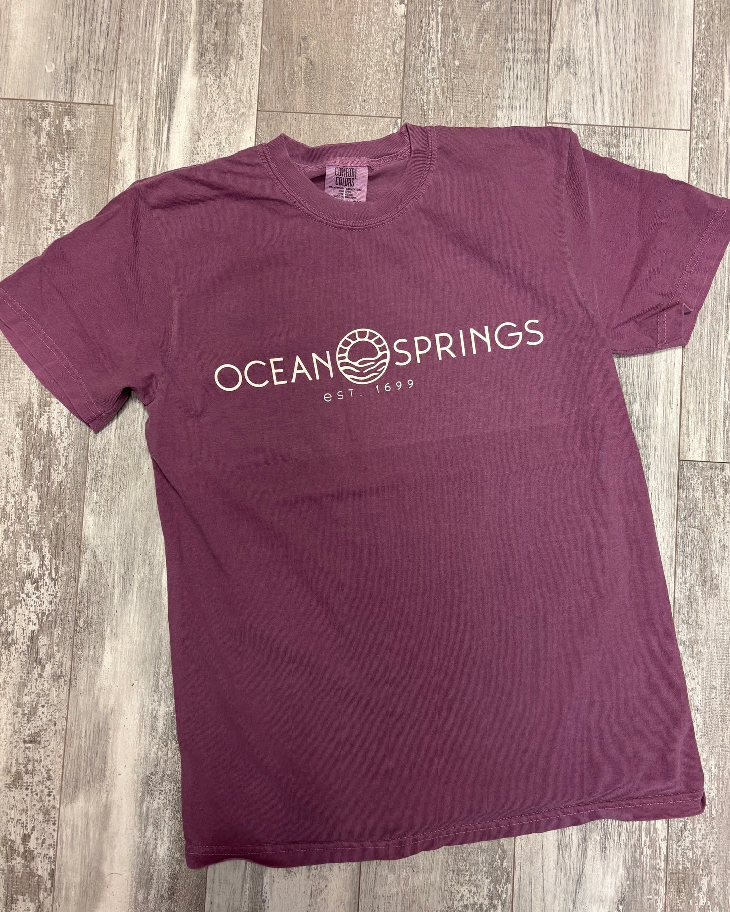 OS Sun Logo Tee - Berry
