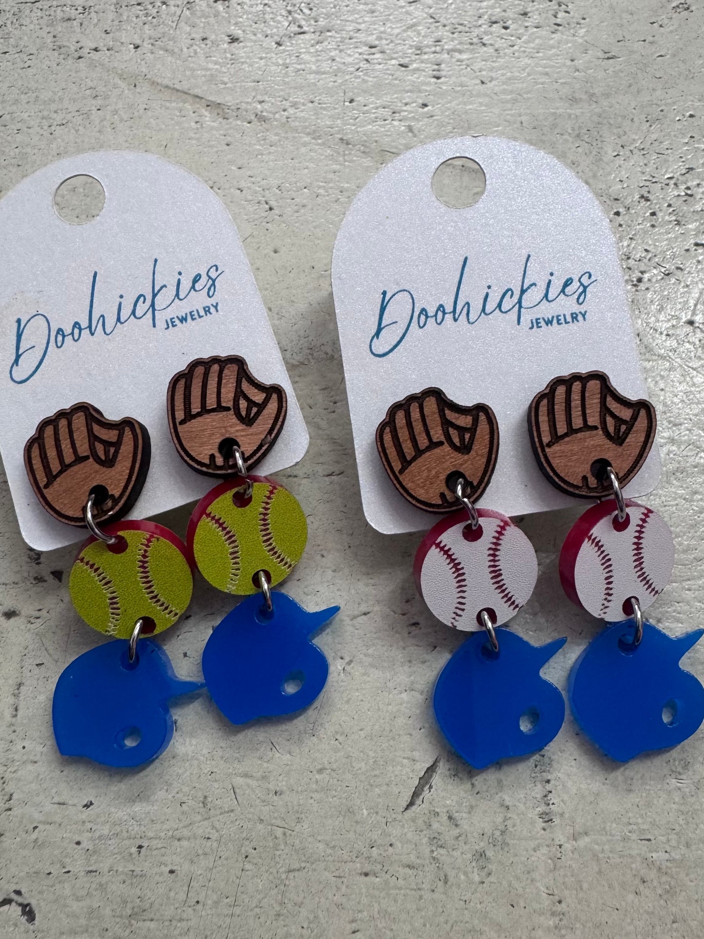 Play Ball Trio- Sports Earrings