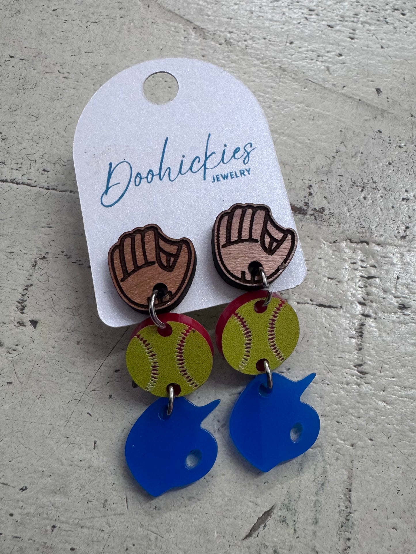 Play Ball Trio- Sports Earrings