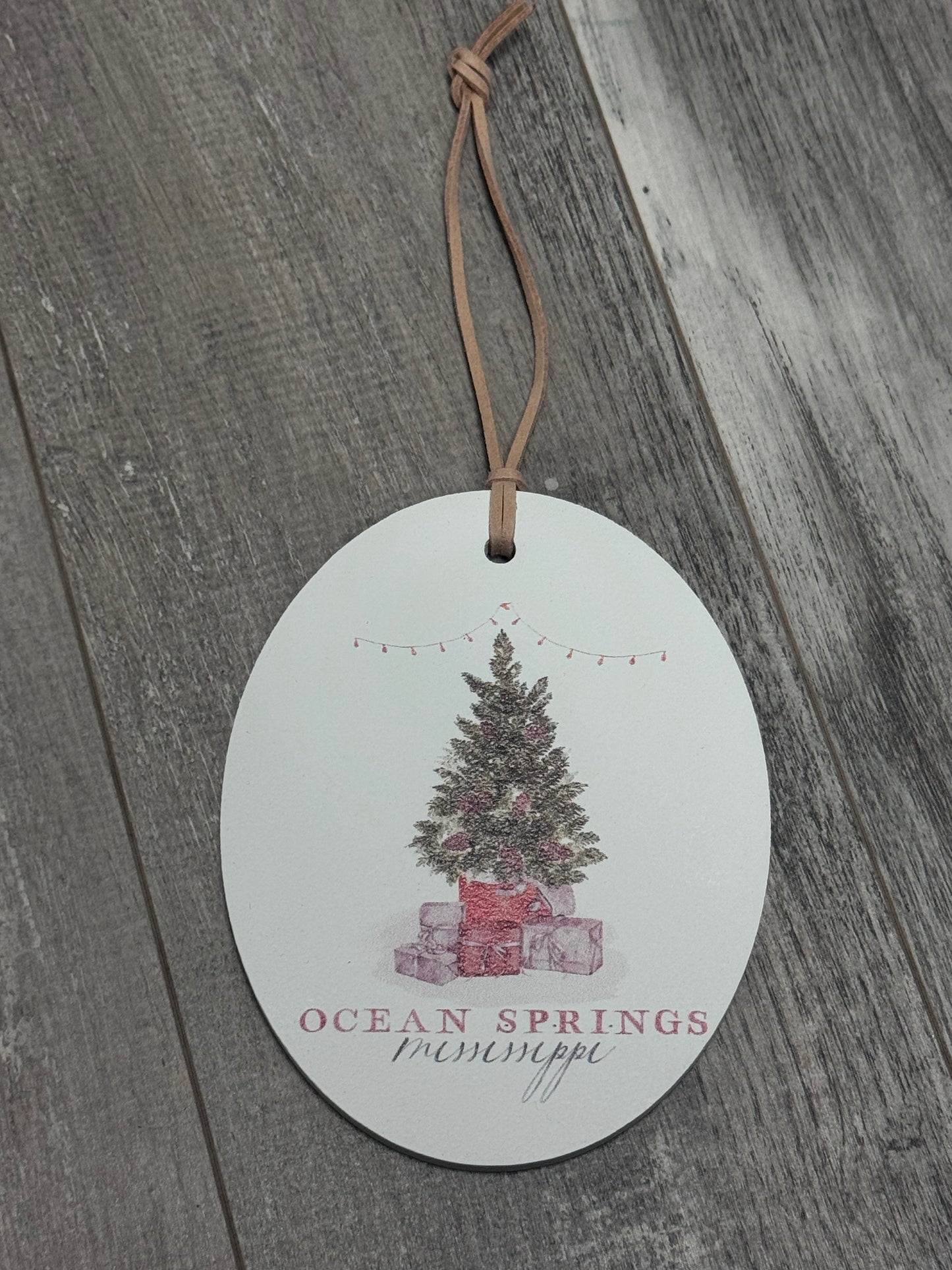 Cottage Tree Ocean Springs Ornament