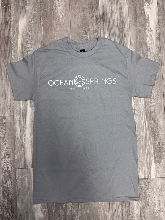 OS Sun Logo Tee - Gravel