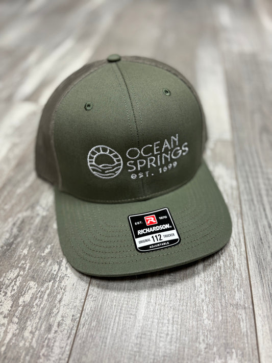 Ocean Springs Trucker hat - Loden