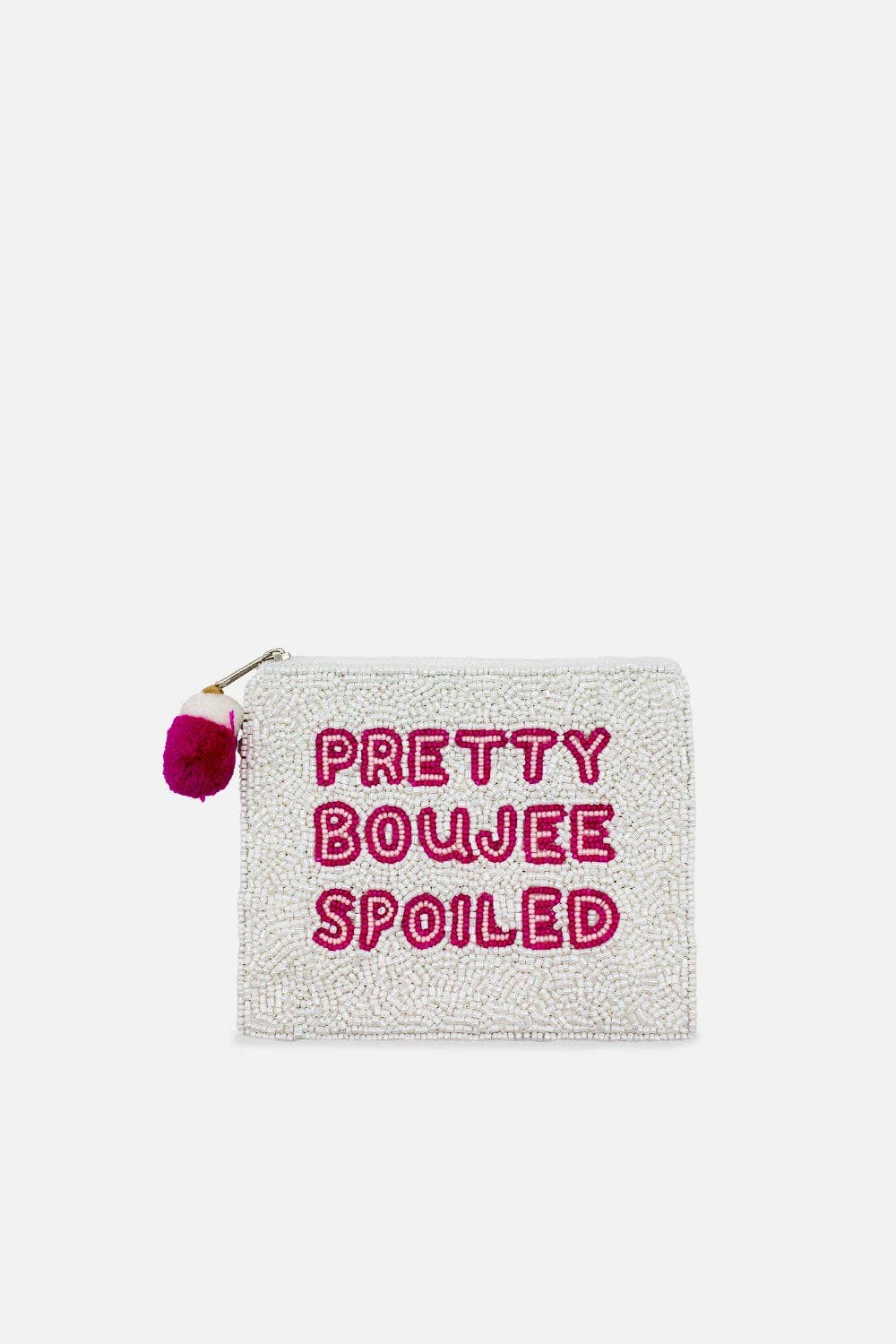 Pretty Boujee Spoiled Beaded Pouch