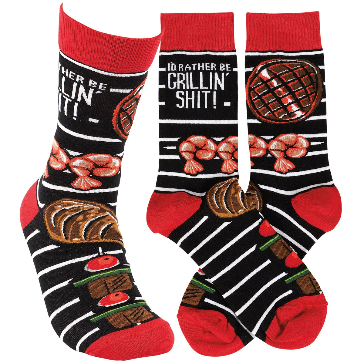 I'd Rather Be Grillin' Socks