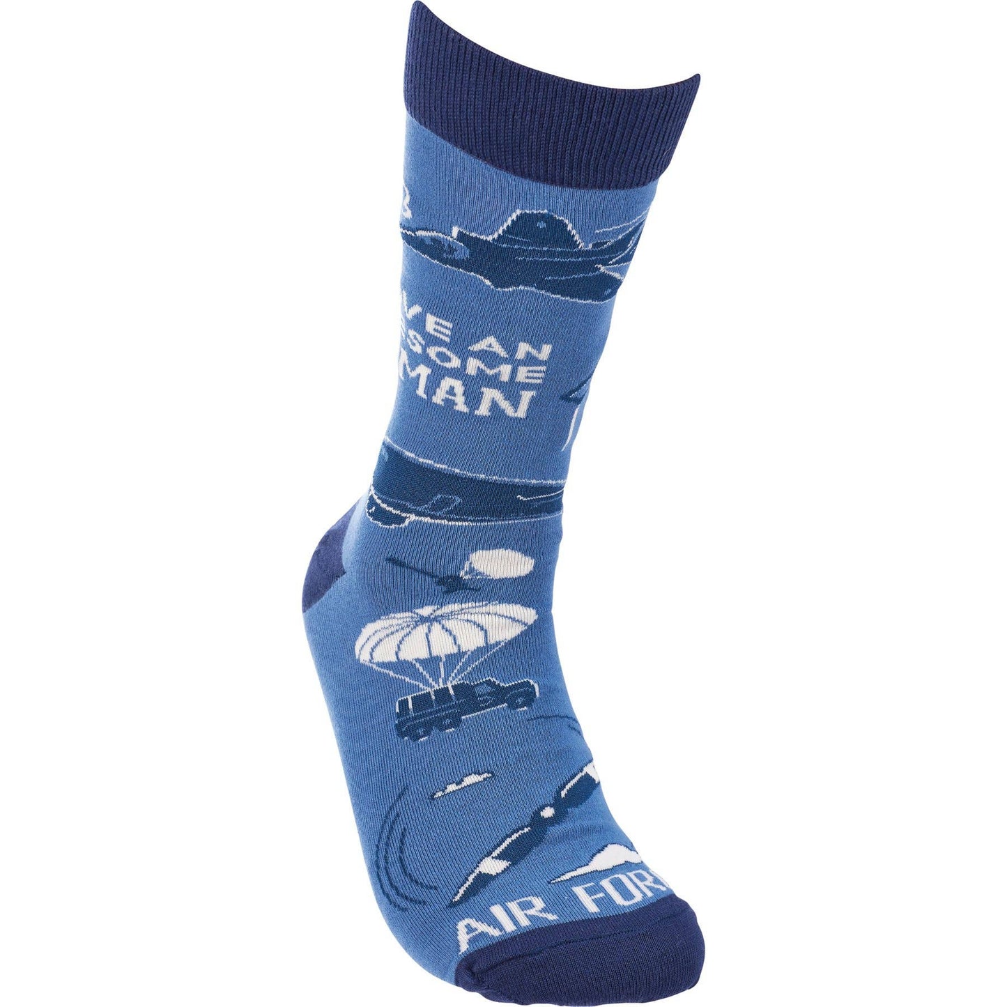 I Love An Awesome Airman Socks