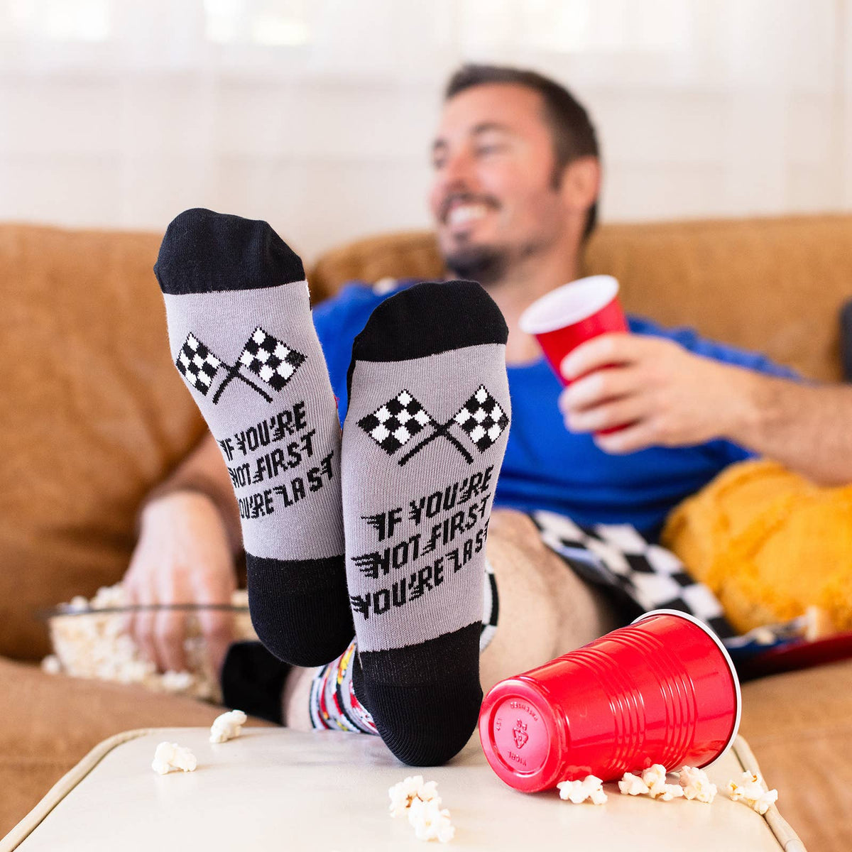 If You're Not First, You're Last Racing Socks