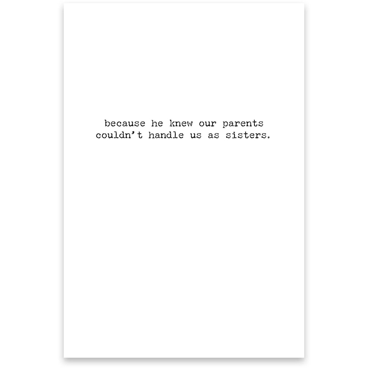 God Made Us Greeting Card