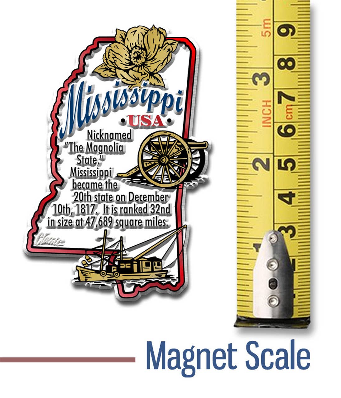 Mississippi Info State Magnet