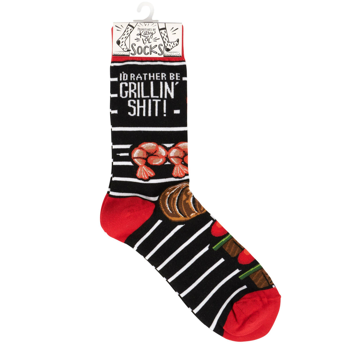 I'd Rather Be Grillin' Socks