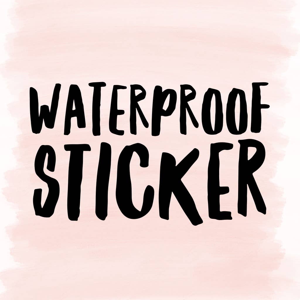 Anxious but adorable sticker