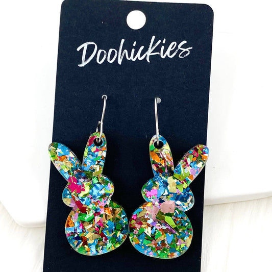 Confetti Bunny Dangle Earrings