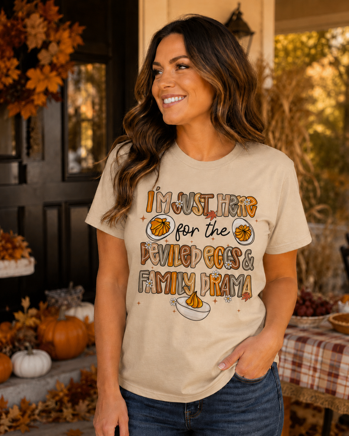 Deviled Eggs and Family Drama Tee