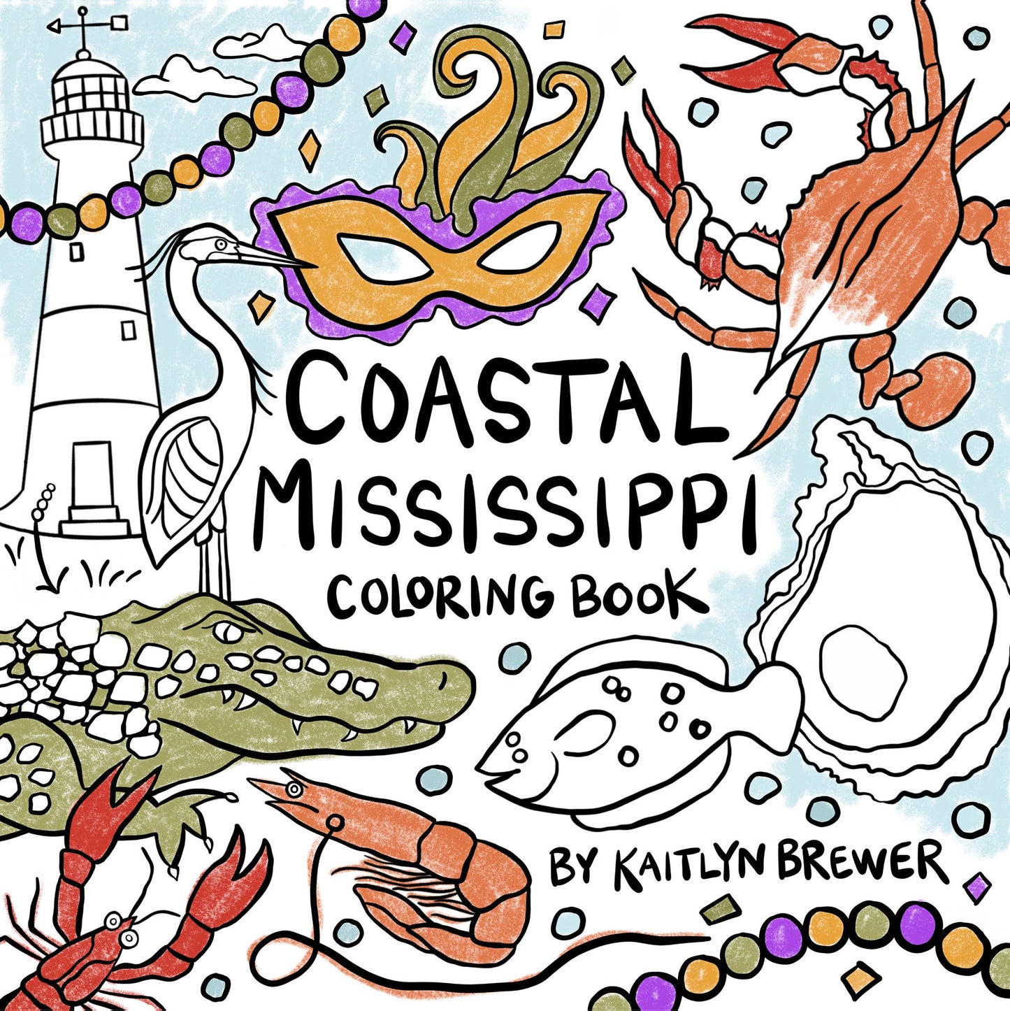 Coastal Mississippi Coloring Book