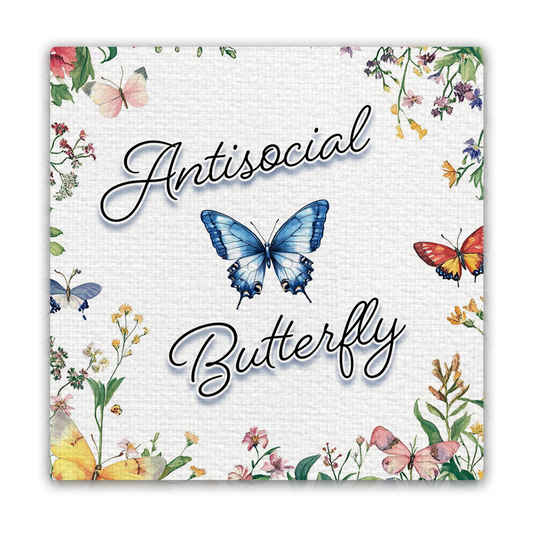Antisocial Butterfly Magnet