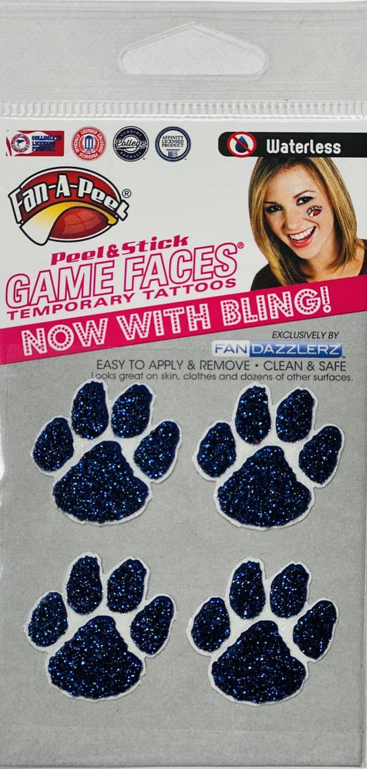 Glitter Paw Temporary Tattoo