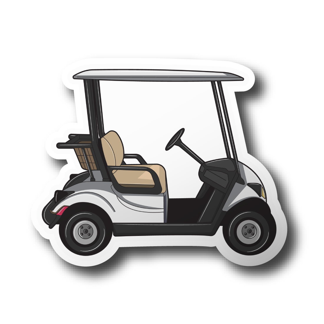 Golf Cart Sticker