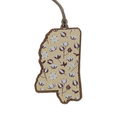 Mississippi Cotton Blossom Ornament