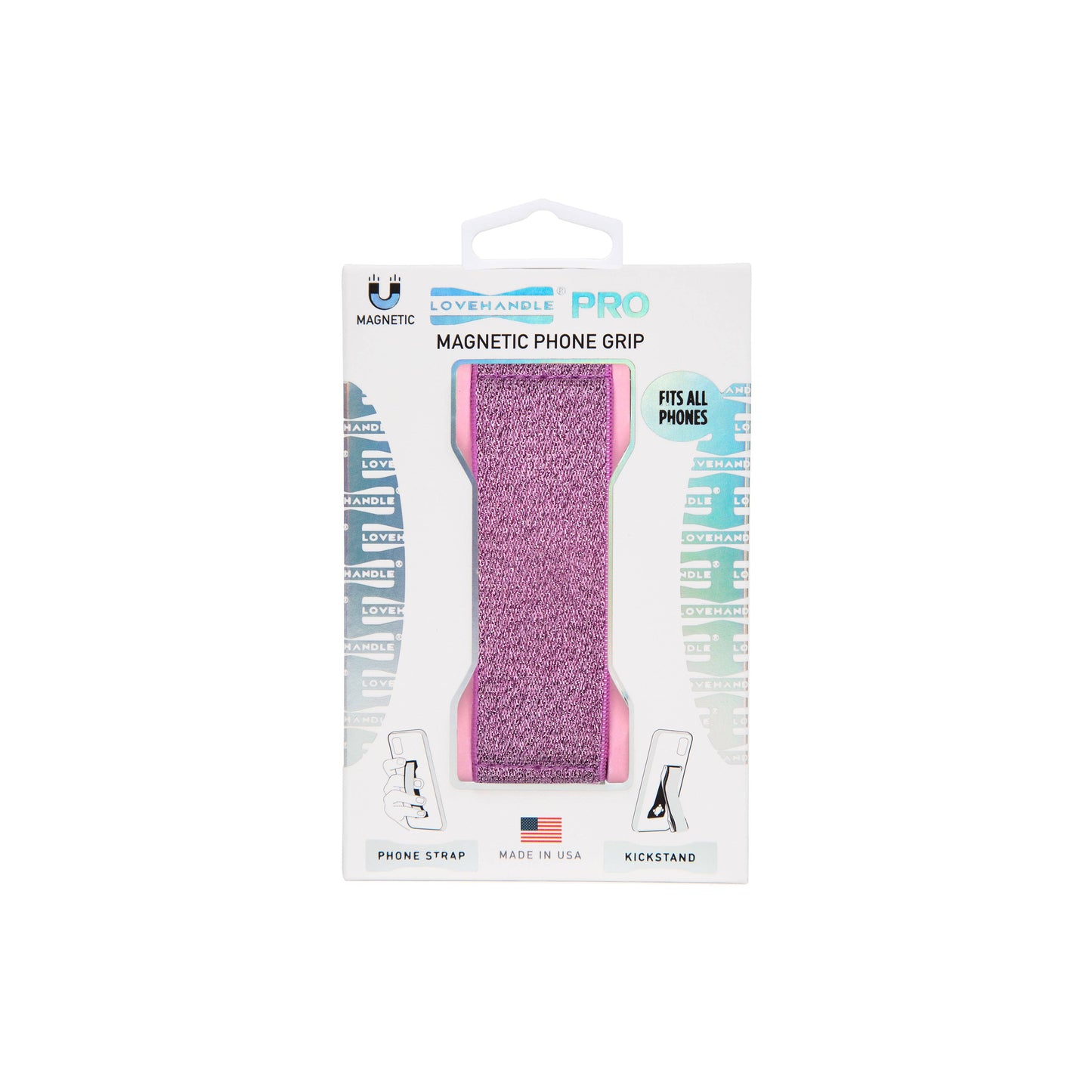 LoveHandle PRO - Pink Glitter Elastic