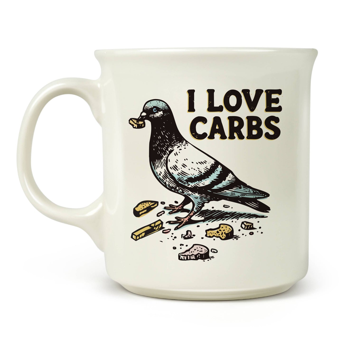 I Love Carbs - Pigeon Mug