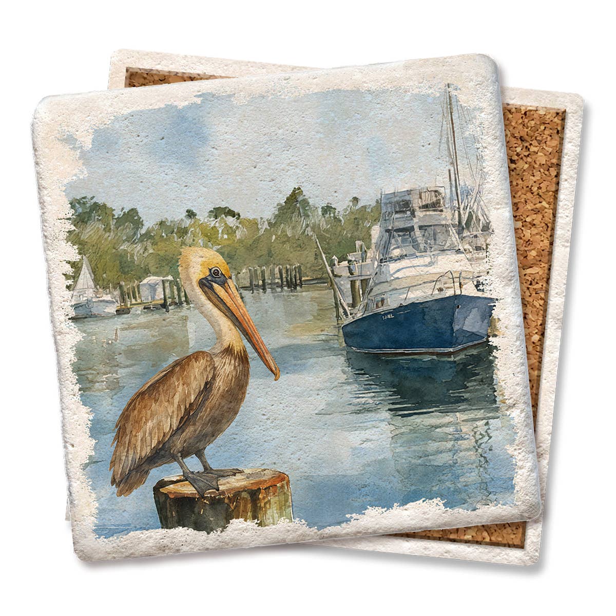 Pelican By Boats Coaster