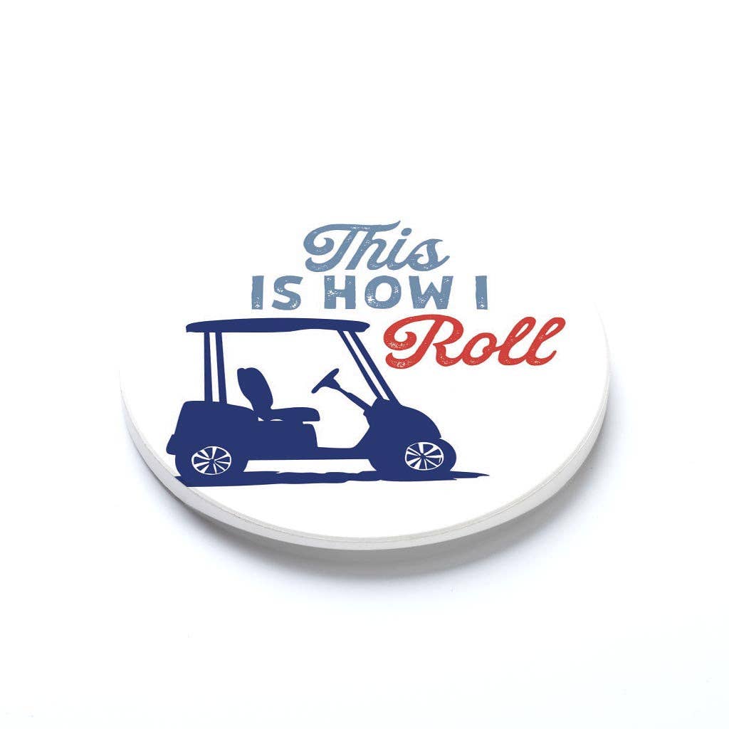 Car Coaster-Golf This Is How I Roll