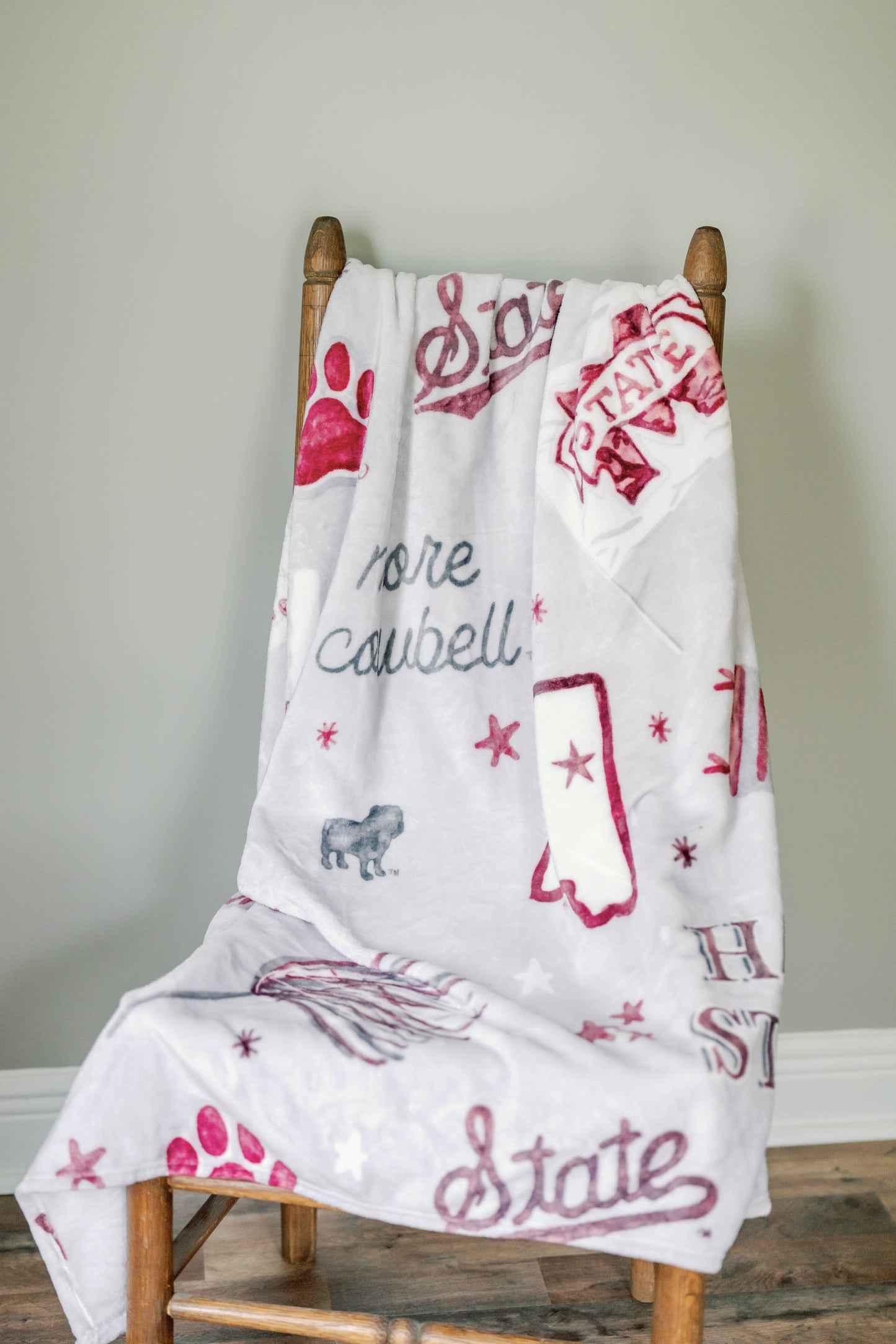 Mississippi State Flannel Fleece Blanket