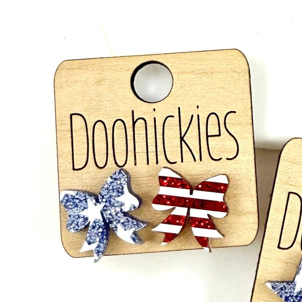 Stars and Stripes Acryilc Studs