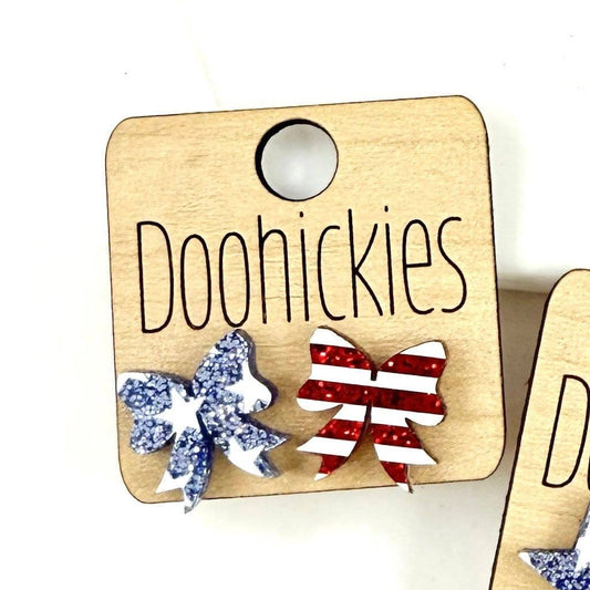 Stars and Stripes Acryilc Studs
