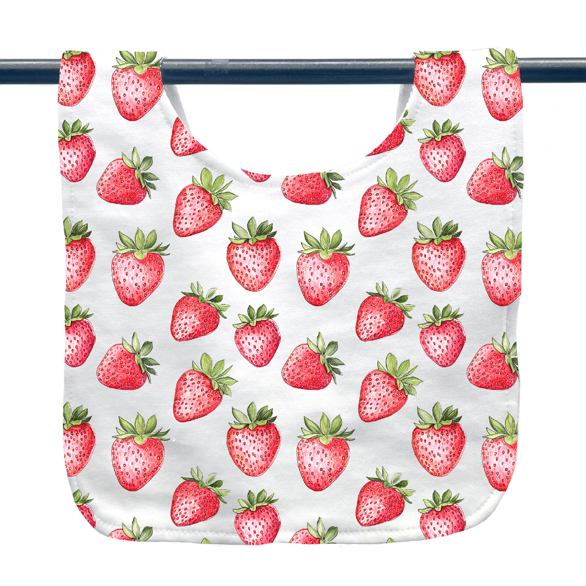 Strawberry Baby Bib