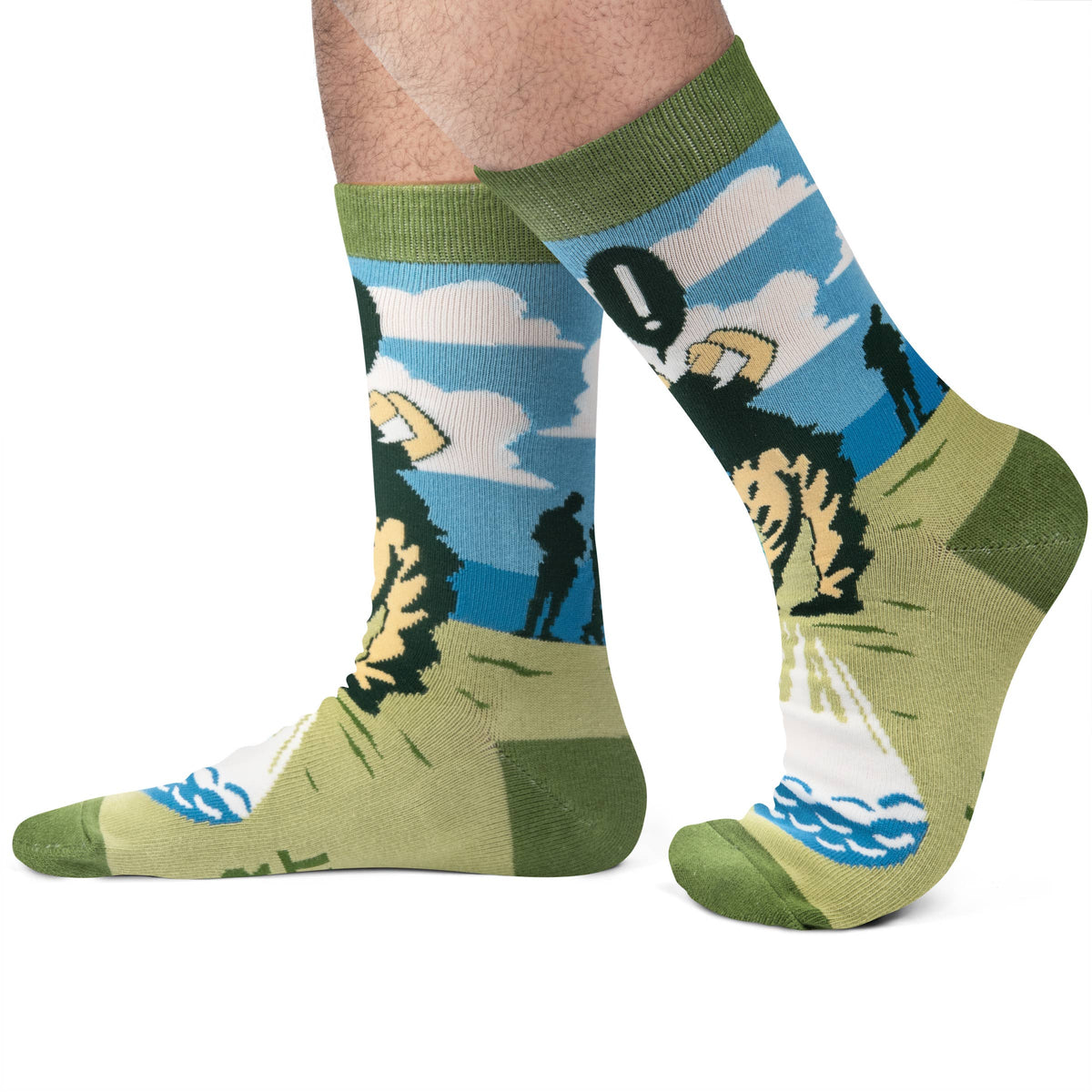 Swing Swear Repeat Funny Golf Socks for Men