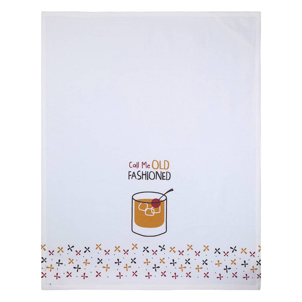 Call Me Old Fashioned Tea Towel
