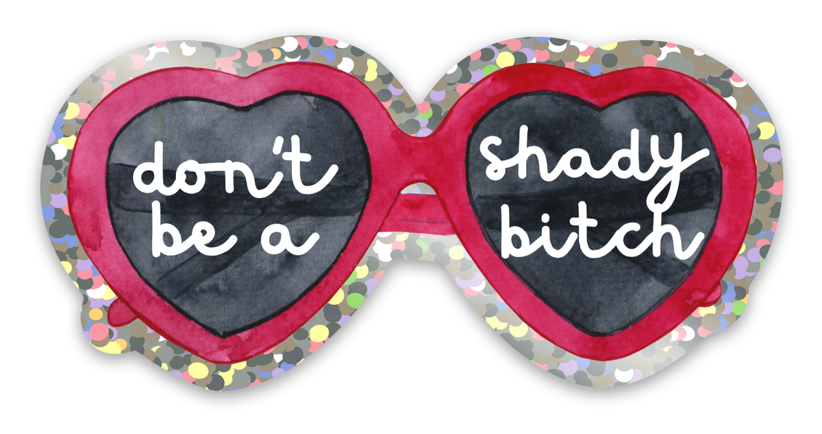 Heart Sunglasses Stickers