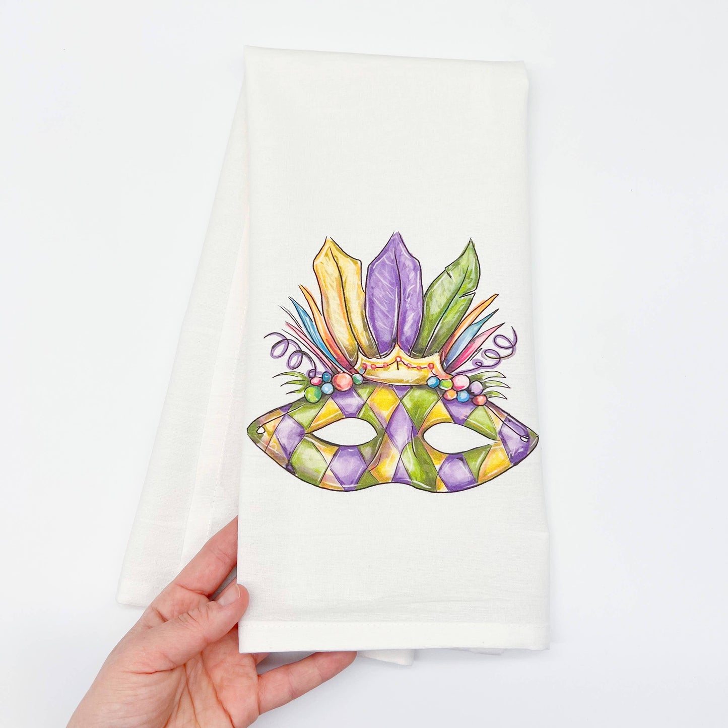Carnival Mask Towel