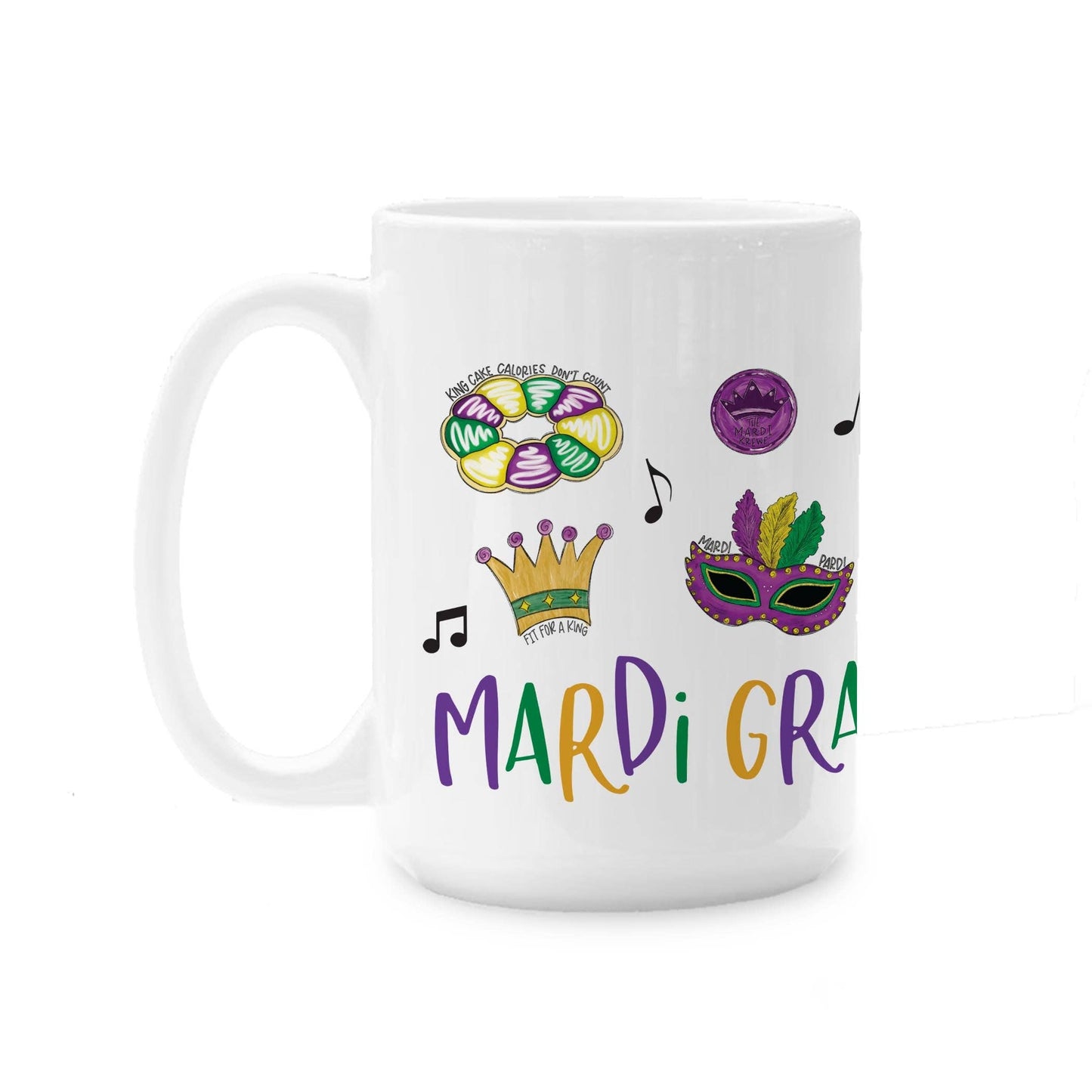 Mardi Gras Icons Coffee mug
