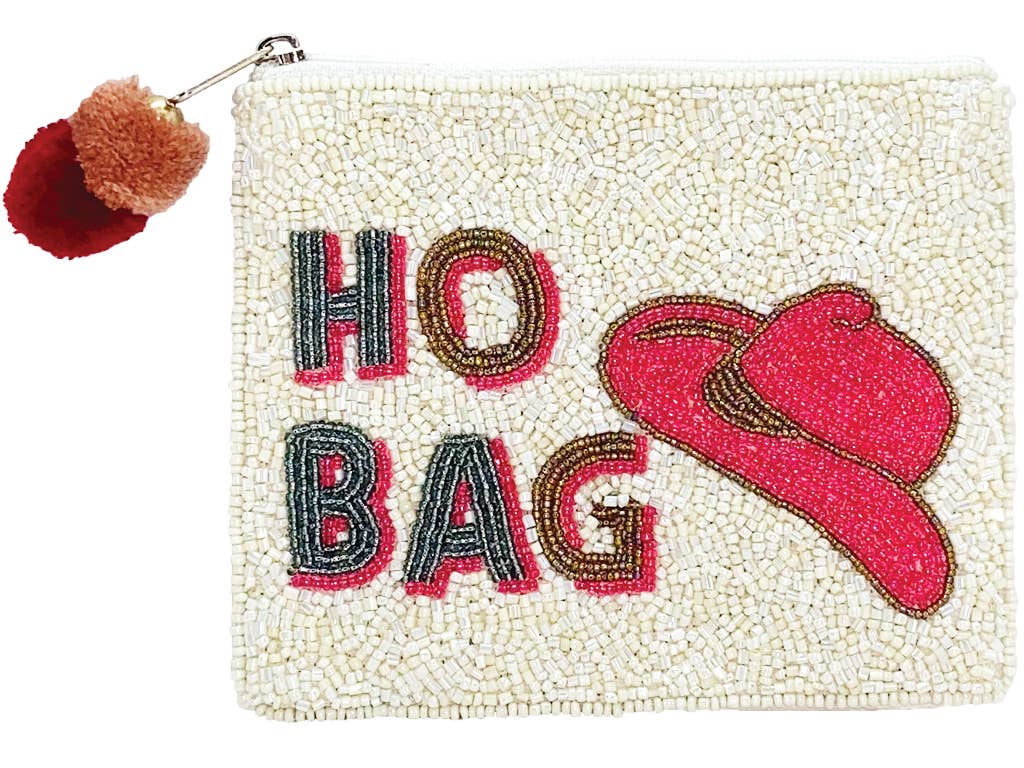 Ho Bag Beaded Coin Purse