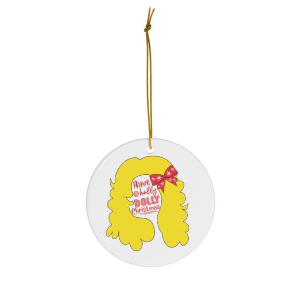 Holly Dolly Christmas ornament