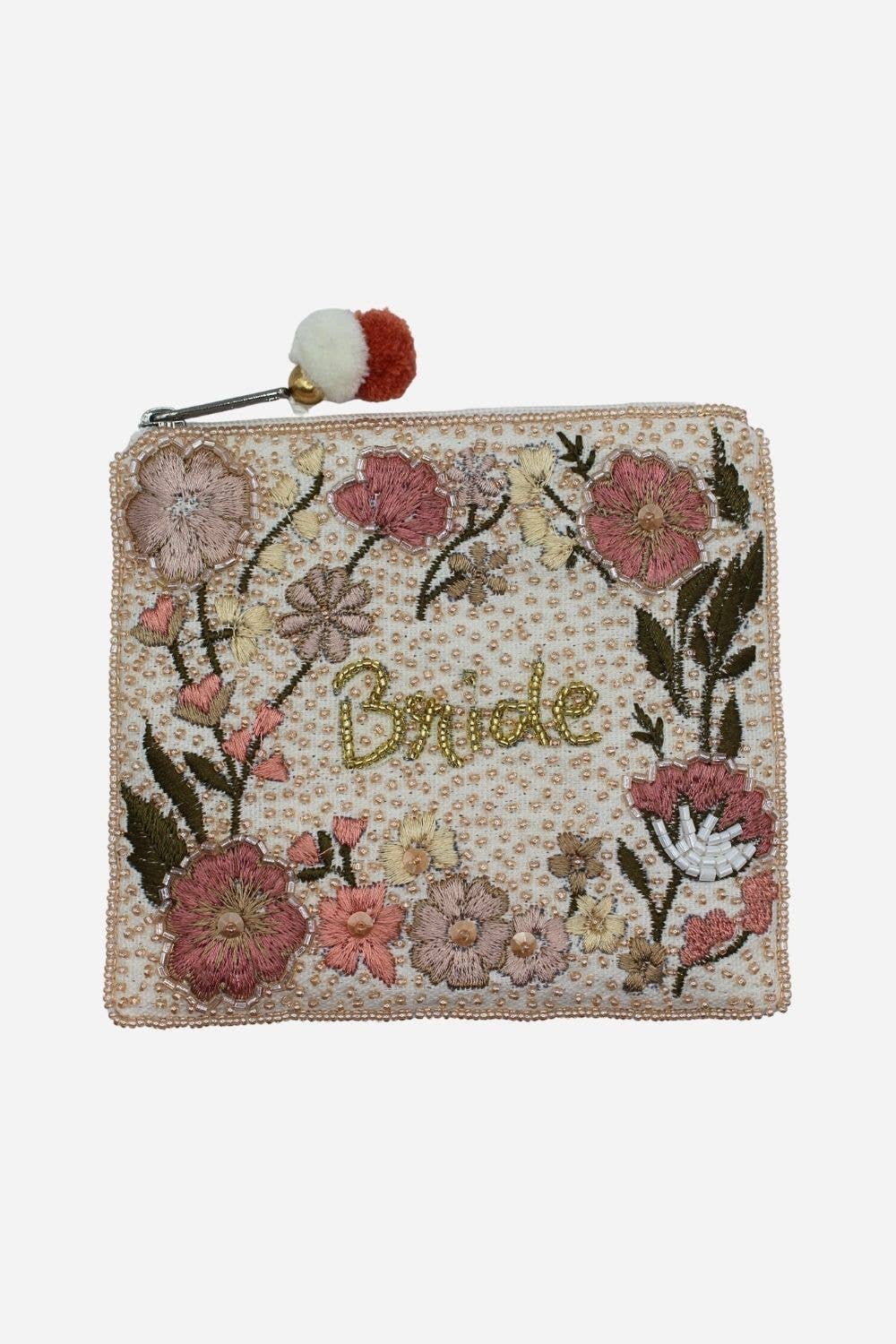 Bride Beaded Coin Pouch