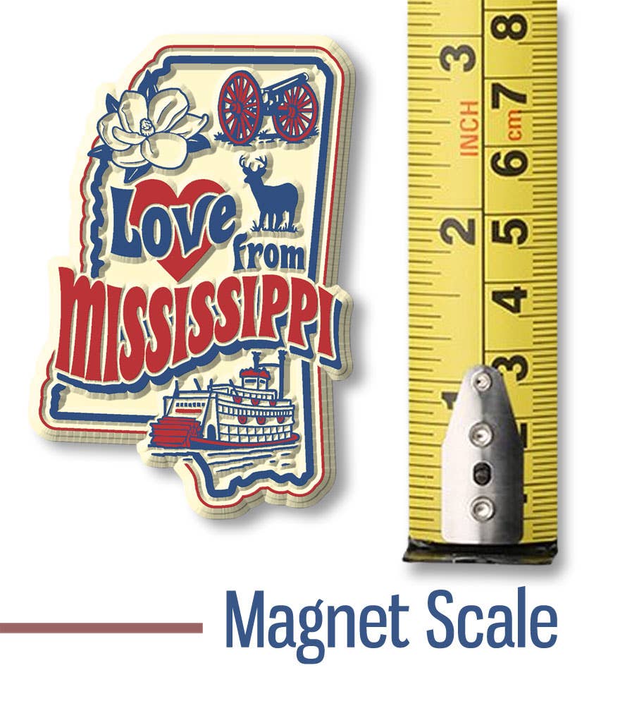 "Love from Mississippi" Magnet