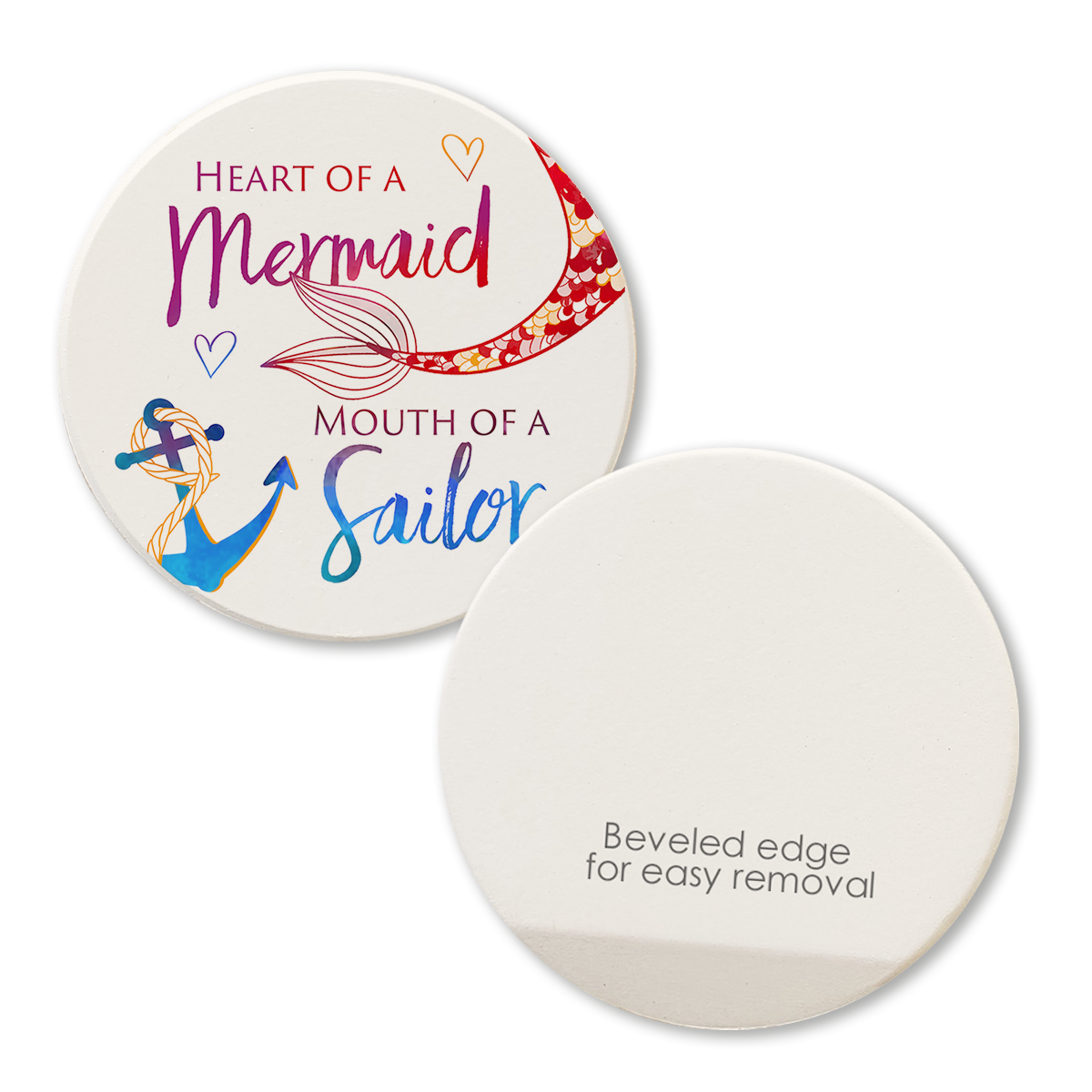 Heart of a Mermaid Car Coaster