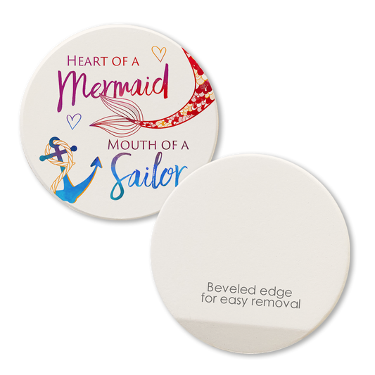 Heart of a Mermaid Car Coaster