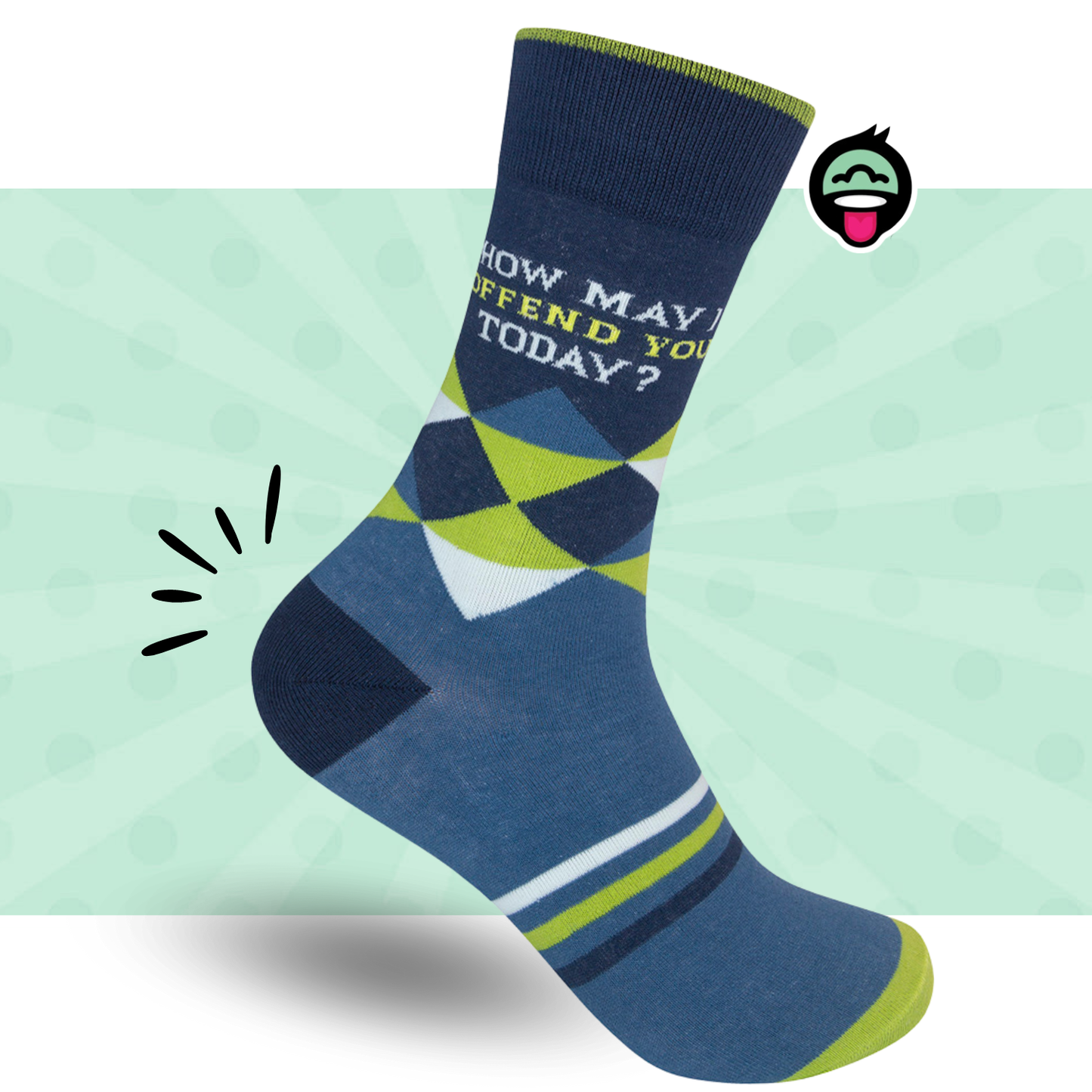 How May I Offend You Today? Socks