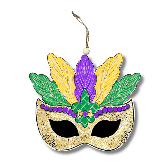 Mardi Gras Mask Ornament